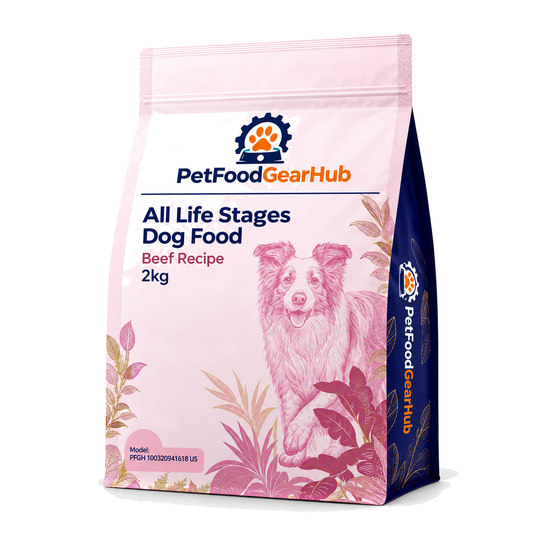 PetFoodGearHub Beef Adult Dog Food, 2 kg × 3 - PetFoodGearHub product image