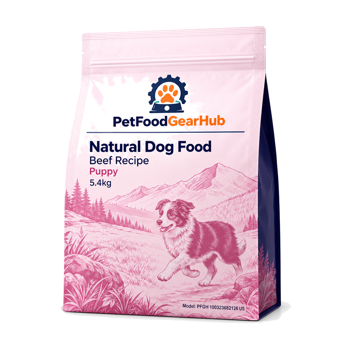 PetFoodGearHub Beef Puppy Food for Small Breeds, 5.4 kg - PetFoodGearHub product image