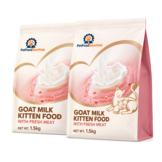 PetFoodGearHub Goat Milk & Chicken Kitten Food Variety Pack, 3 kg - PetFoodGearHub product image