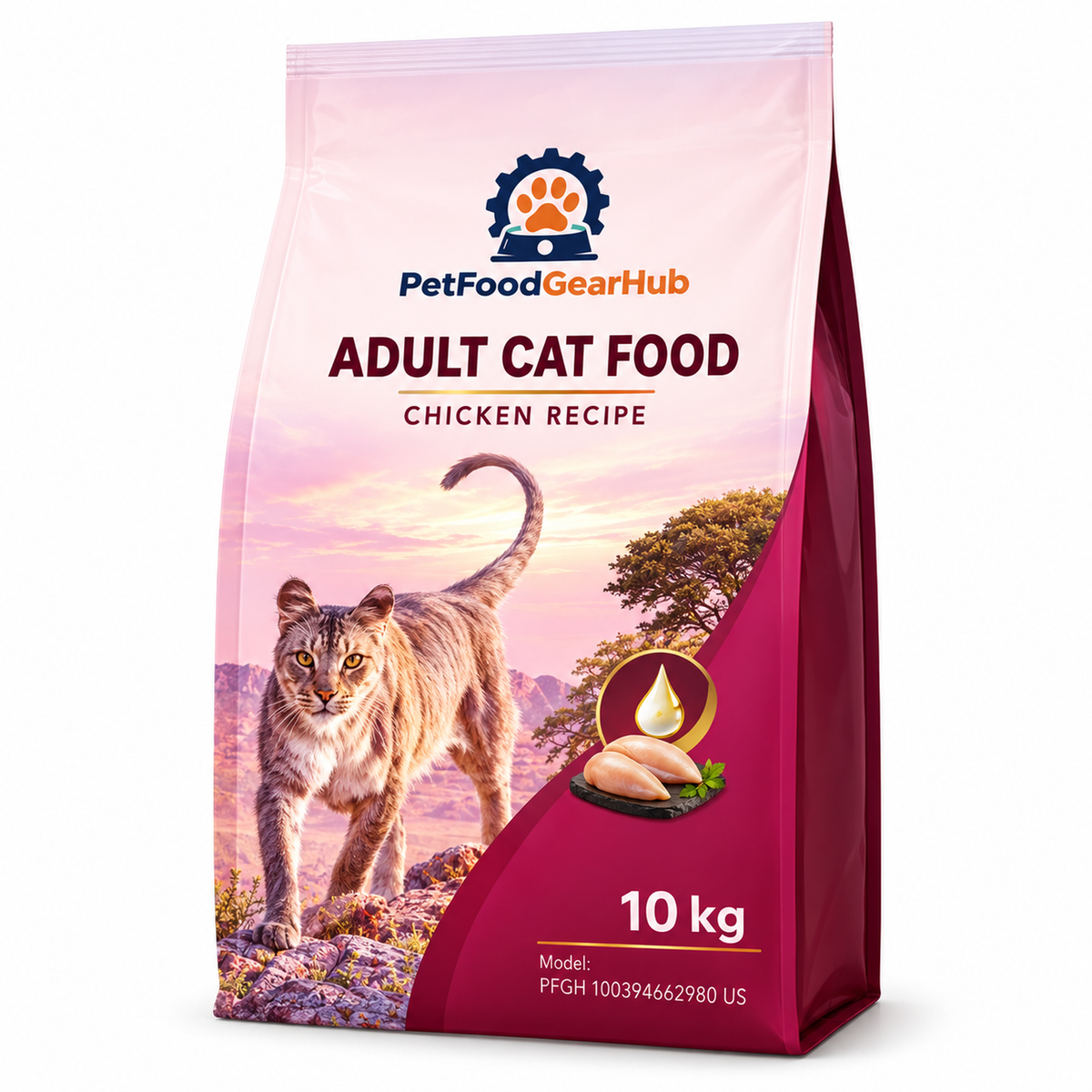 PetFoodGearHub Fresh Meat Adult Cat Food, 1.8 kg - PetFoodGearHub product image