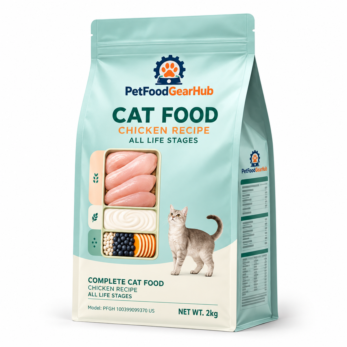 PetFoodGearHub Salmon Indoor Cat Food, 2 kg - PetFoodGearHub product image