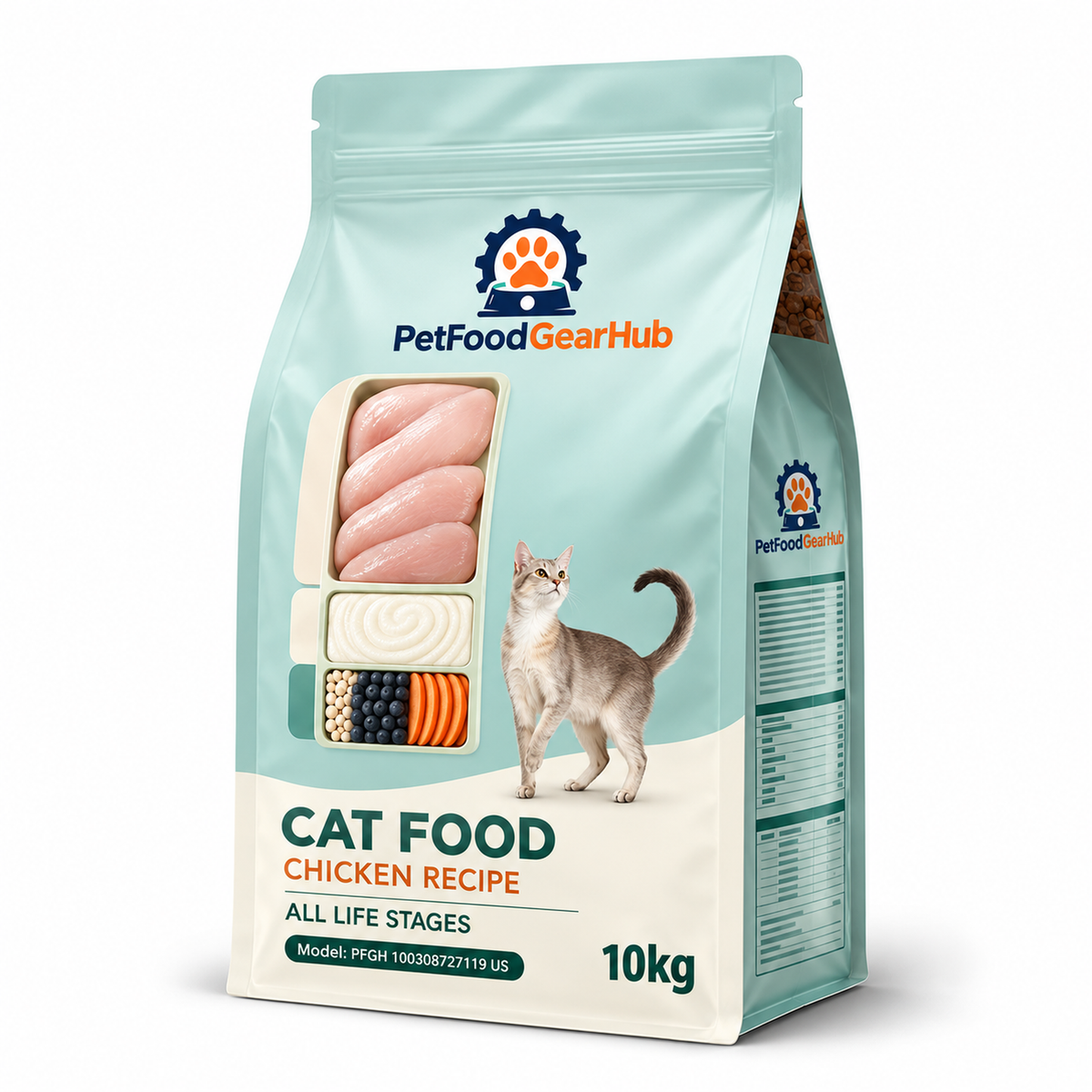 PetFoodGearHub Salmon Indoor Cat Food, 2 kg - PetFoodGearHub product image