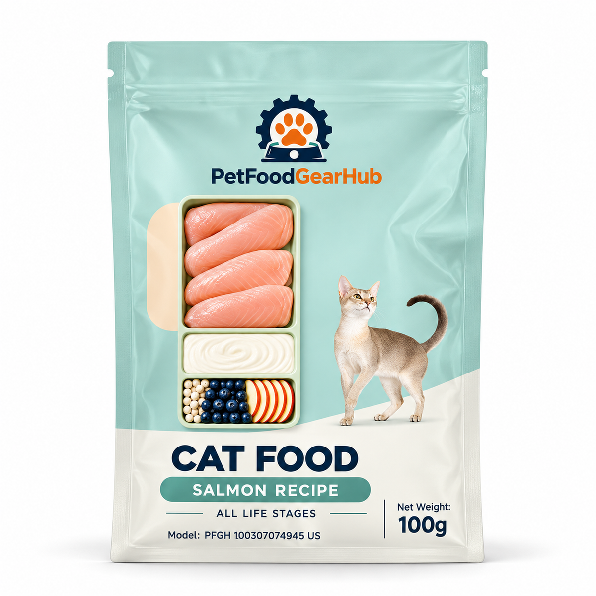 PetFoodGearHub Salmon Indoor Cat Food, 2 kg - PetFoodGearHub product image