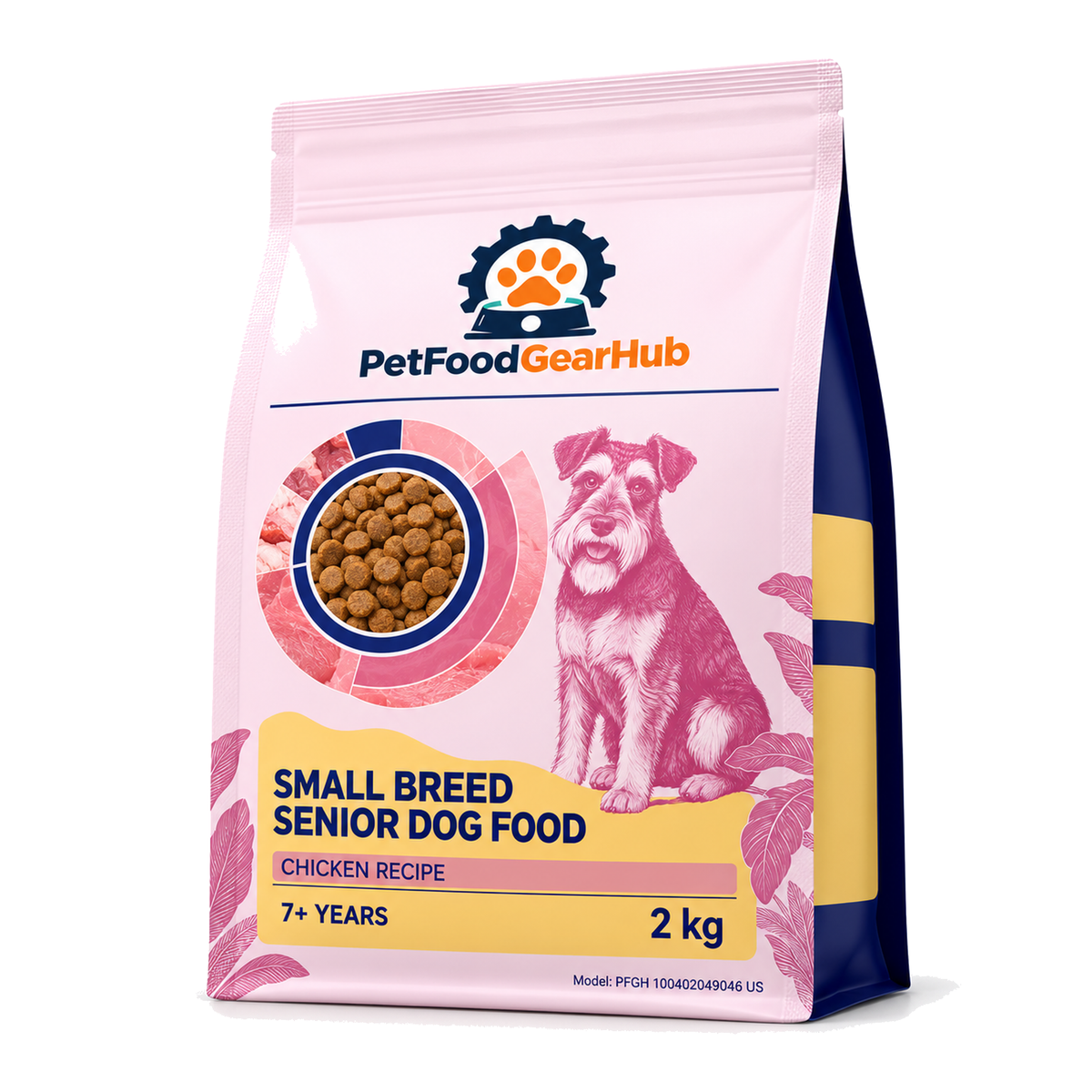 PetFoodGearHub Senior Dog Food for Small Breeds, 2 kg - PetFoodGearHub product image