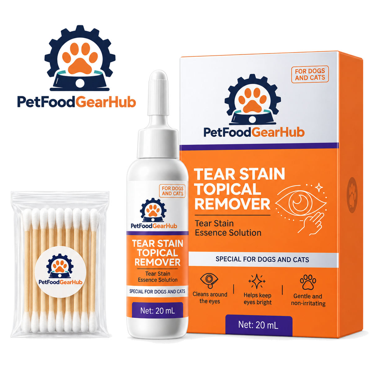 PetFoodGearHub 20 mL topical tear stain serum