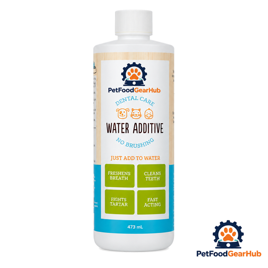 PetFoodGearHub 473 mL dental water additive for dogs and cats