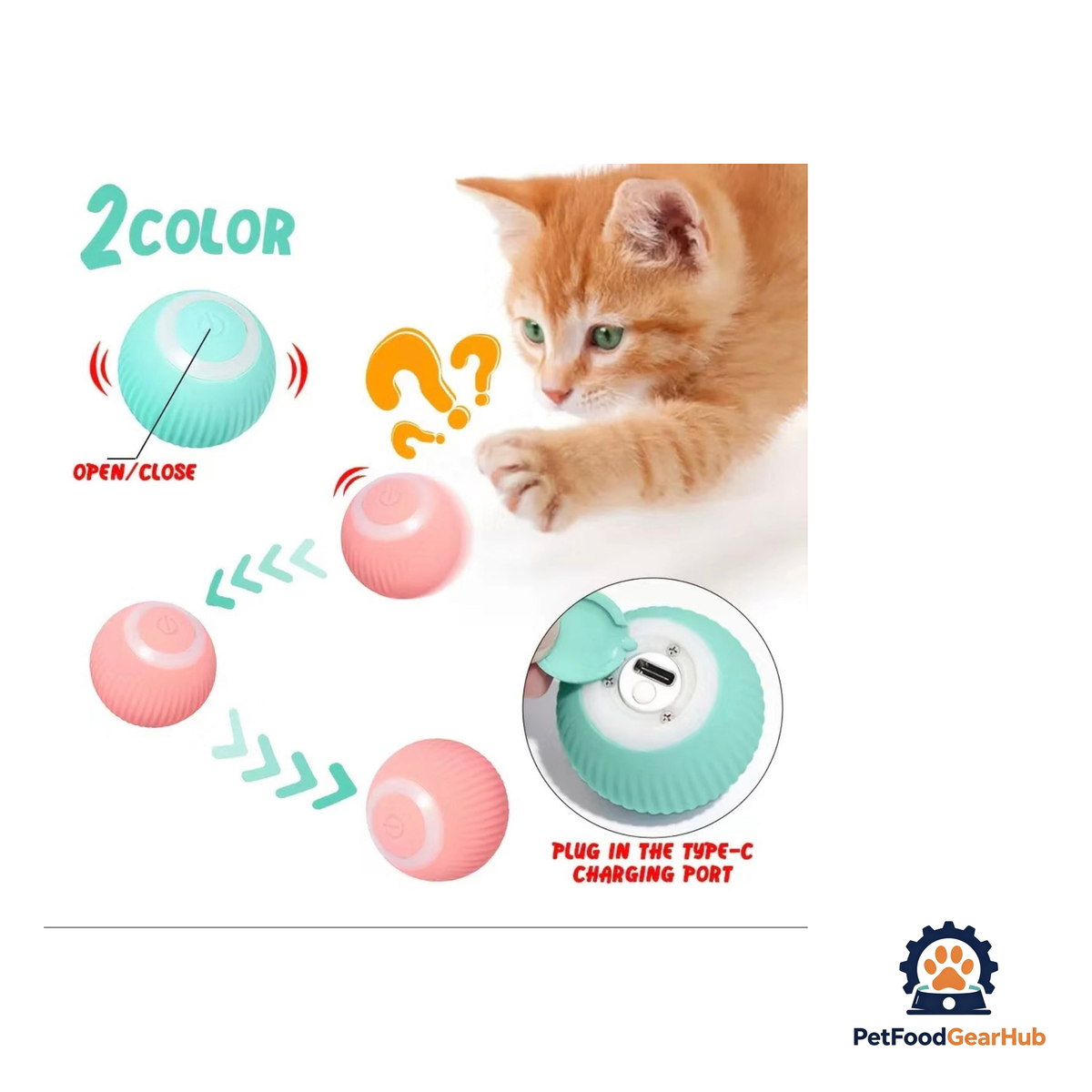 PetFoodGearHub Smart Ball Cat Toy - product image 7