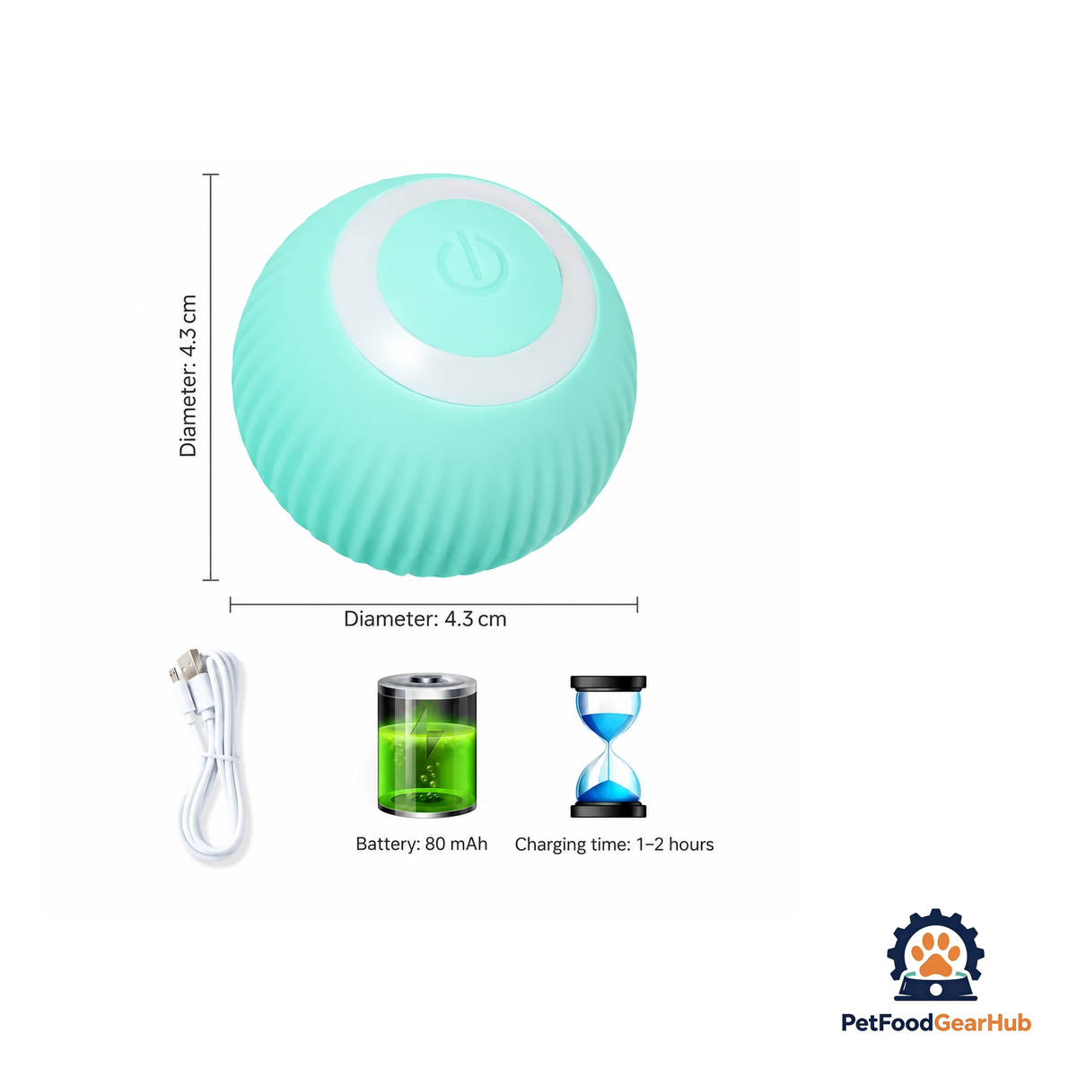 PetFoodGearHub Smart Ball Cat Toy - product image 9