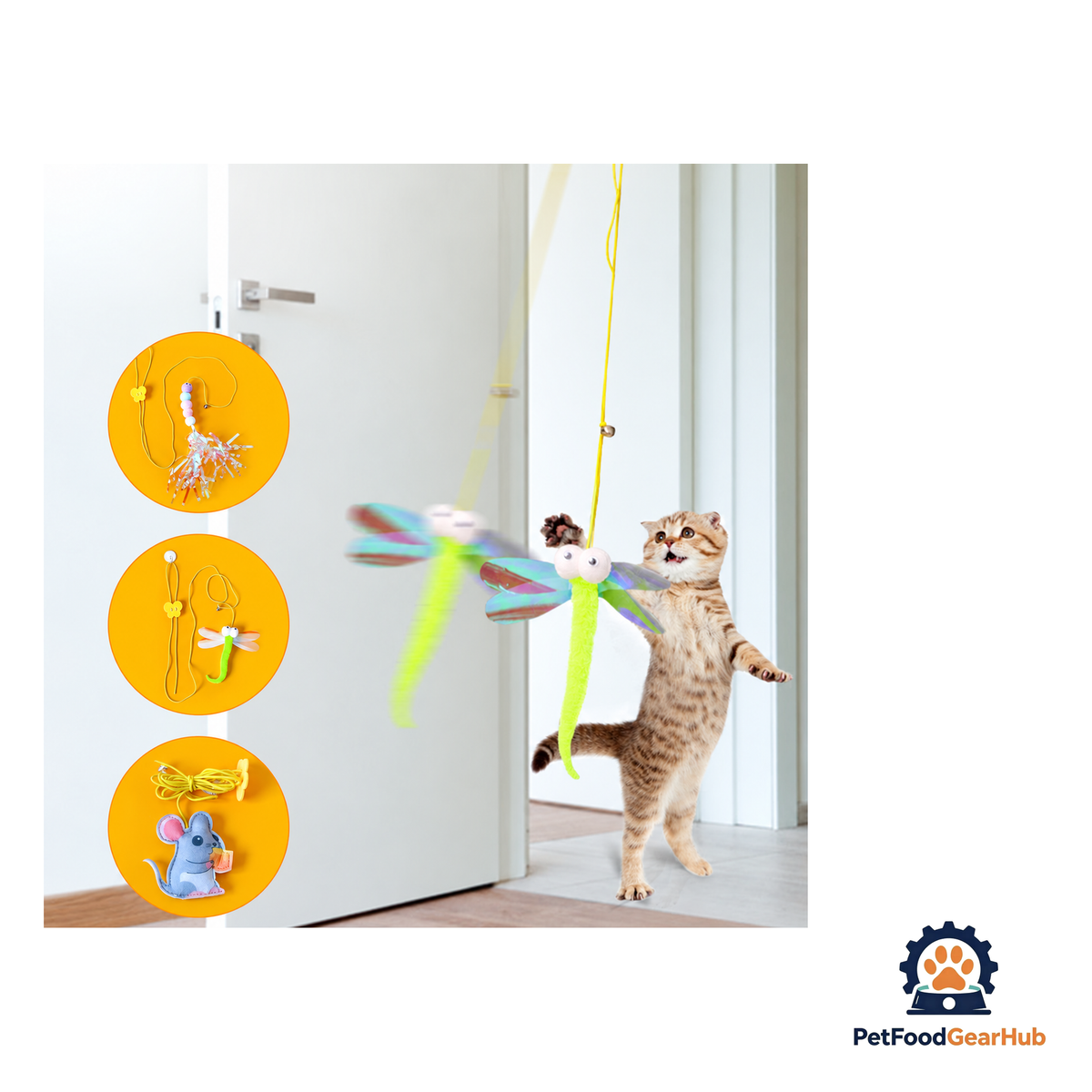 PetFoodGearHub Hanging Interactive Cat Toy Set - product image 6