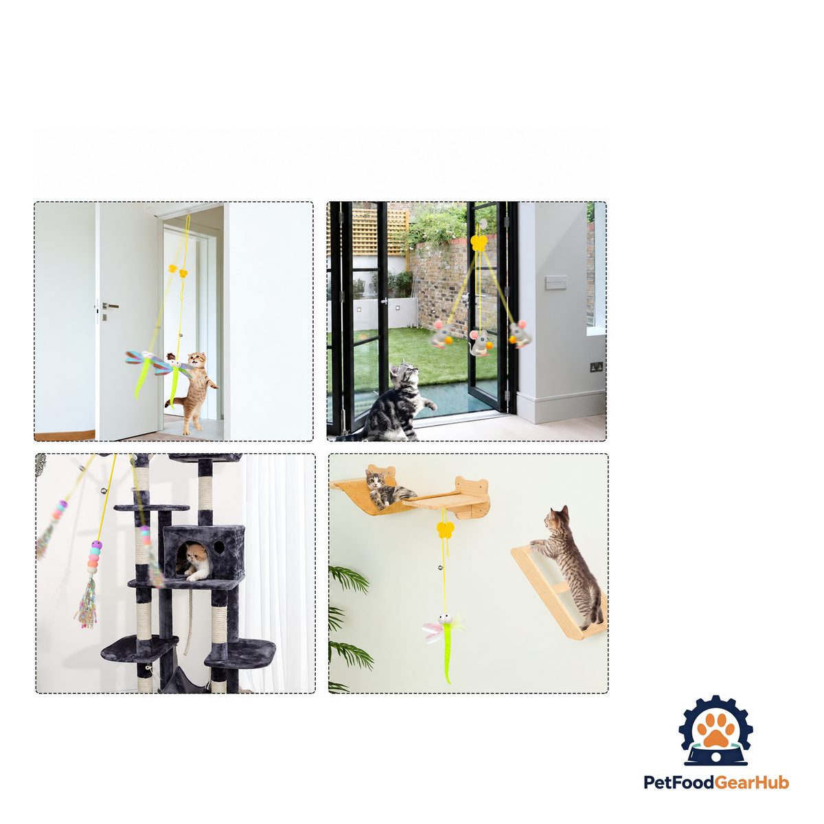 PetFoodGearHub Hanging Interactive Cat Toy Set - product image 7