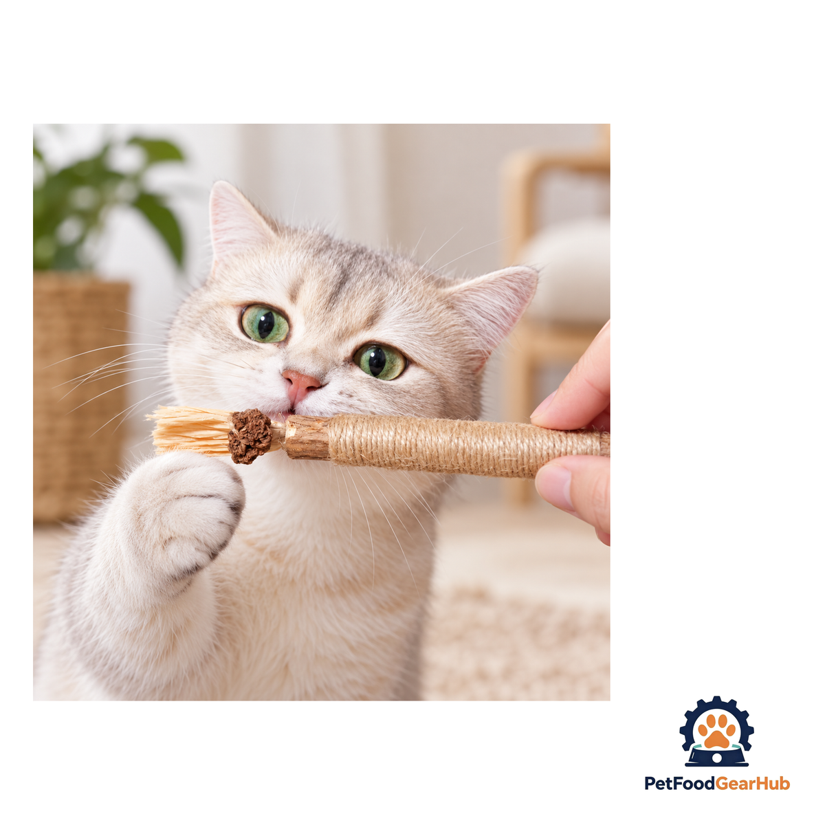 PetFoodGearHub Natural Silvervine Cat Teething Chewing Sticks - product image 6