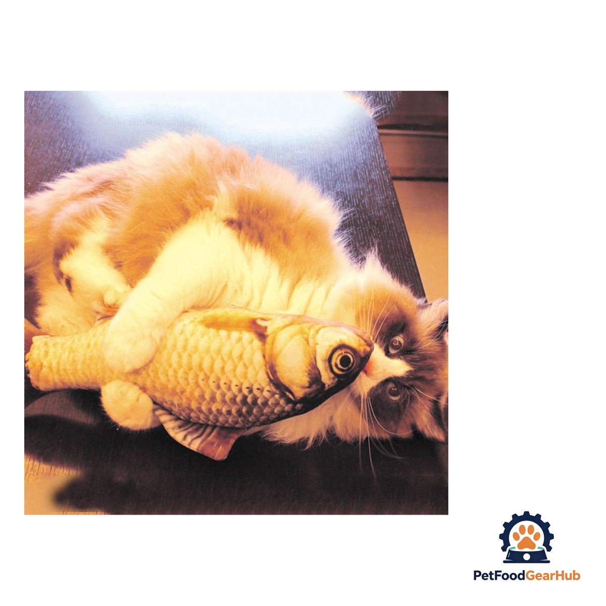 PetFoodGearHub Cat Kicker Fish Toy with Catnip - product image 2