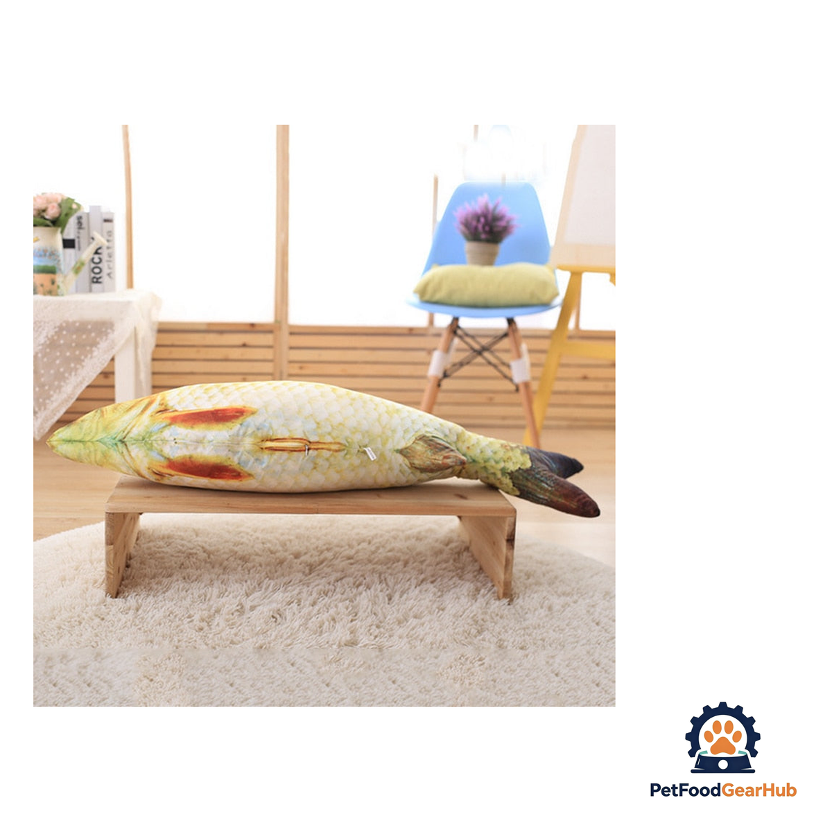 PetFoodGearHub Cat Kicker Fish Toy with Catnip - product image 7