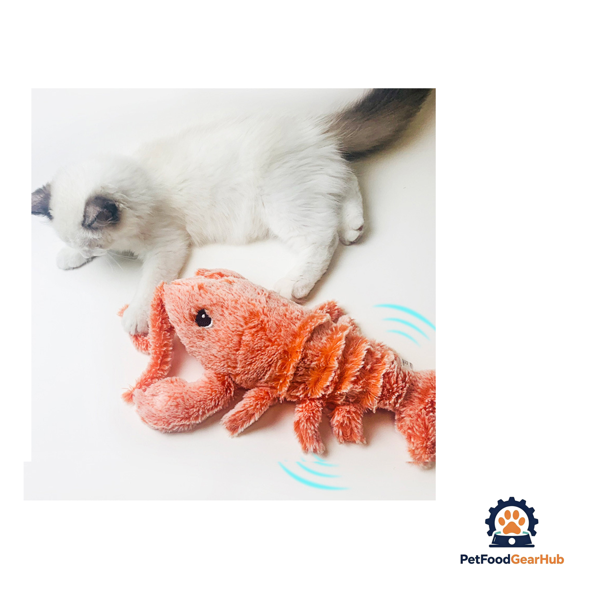 PetFoodGearHub Wagging Lobster Cat Plush Toy - product image 8