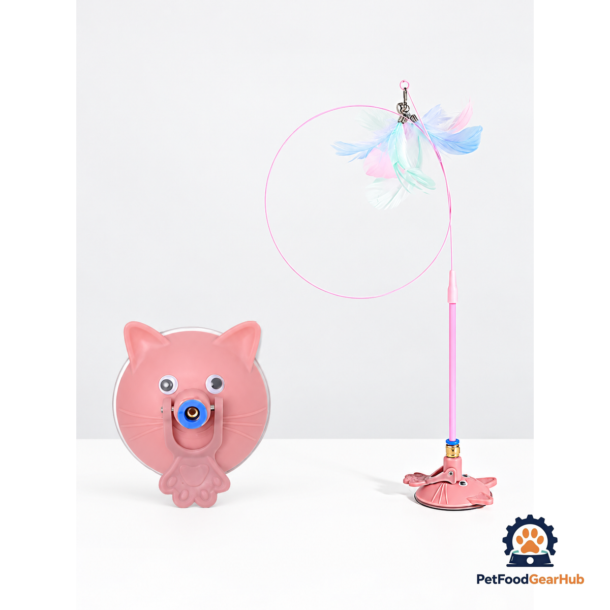 PetFoodGearHub Interactive Feather Cat Teaser with Suction Cup Base - product image 7