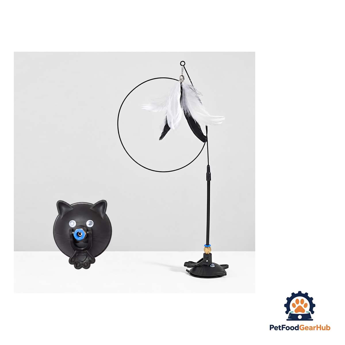 PetFoodGearHub Interactive Feather Cat Teaser with Suction Cup Base - product image 10