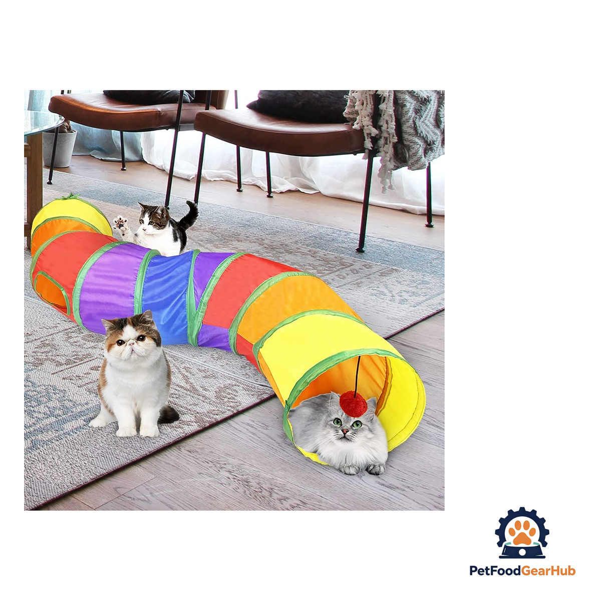 PetFoodGearHub Rainbow Cat Tunnel - product image 8