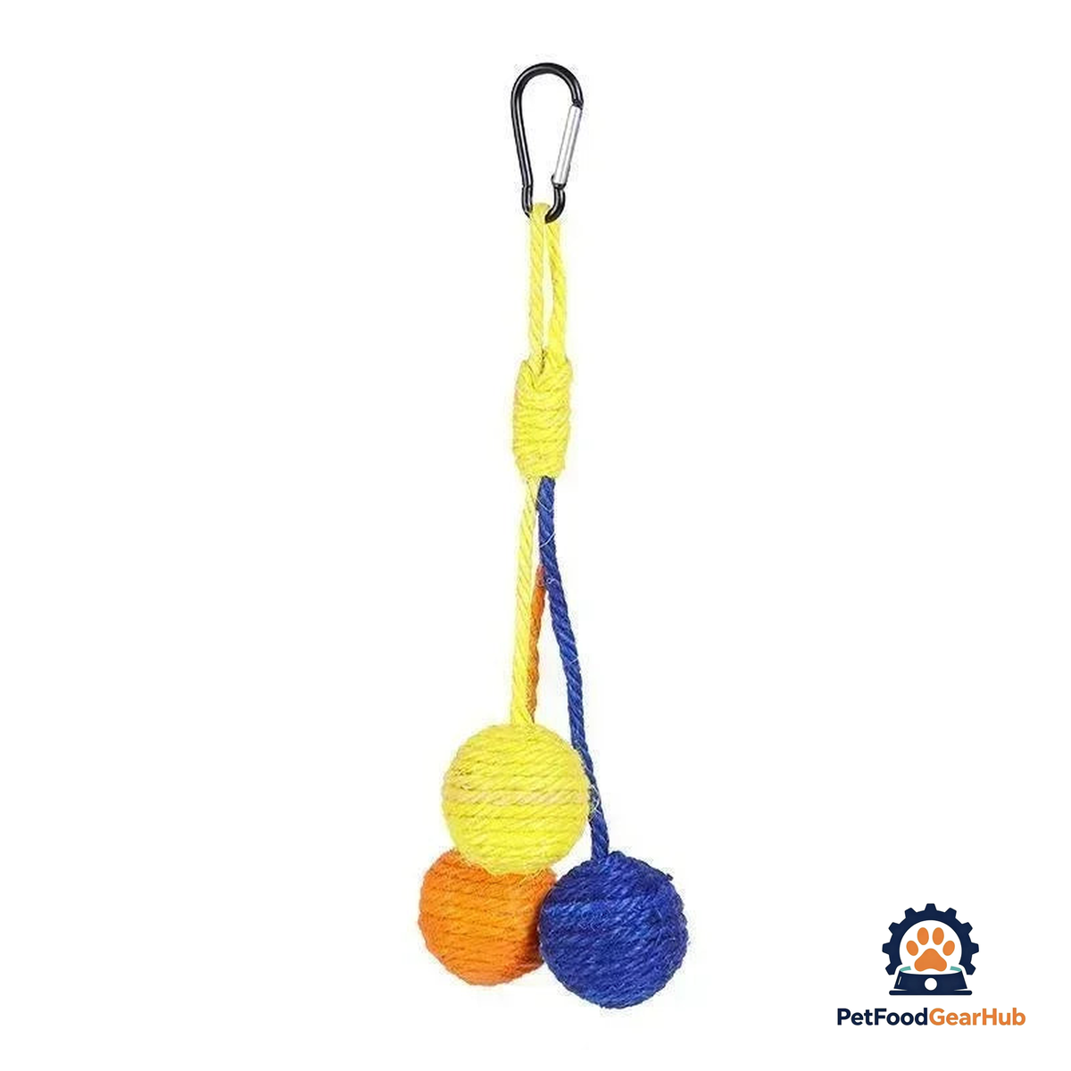 PetFoodGearHub Hanging Sisal Cat Toy with Bells - product image 7