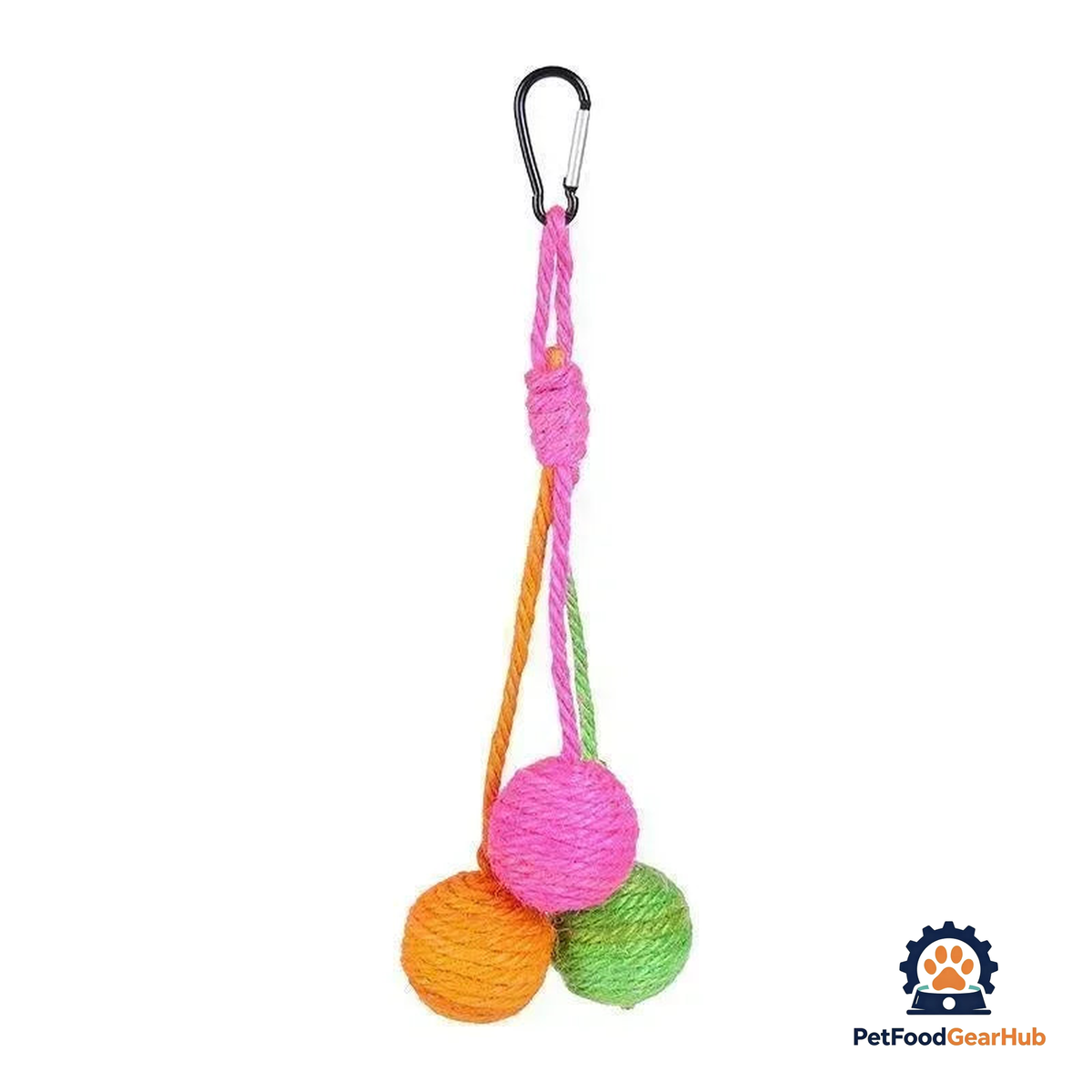 PetFoodGearHub Hanging Sisal Cat Toy with Bells - product image 9