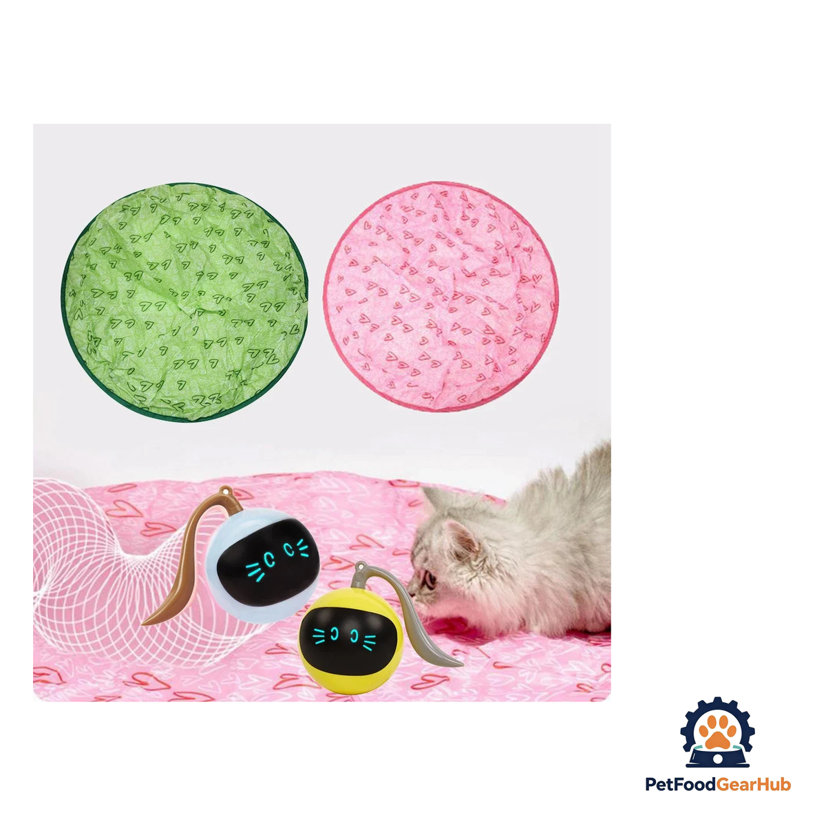 PetFoodGearHub Interactive Electric Cat Toy - Moving Ball Undercover - product image 2