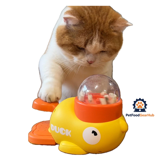 PetFoodGearHub Interactive Duck Treat Dispenser Toy for Cats - product image 1