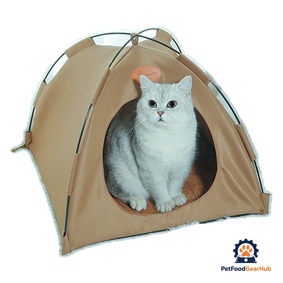 PetFoodGearHub Canvas Cat Tent - product image 1
