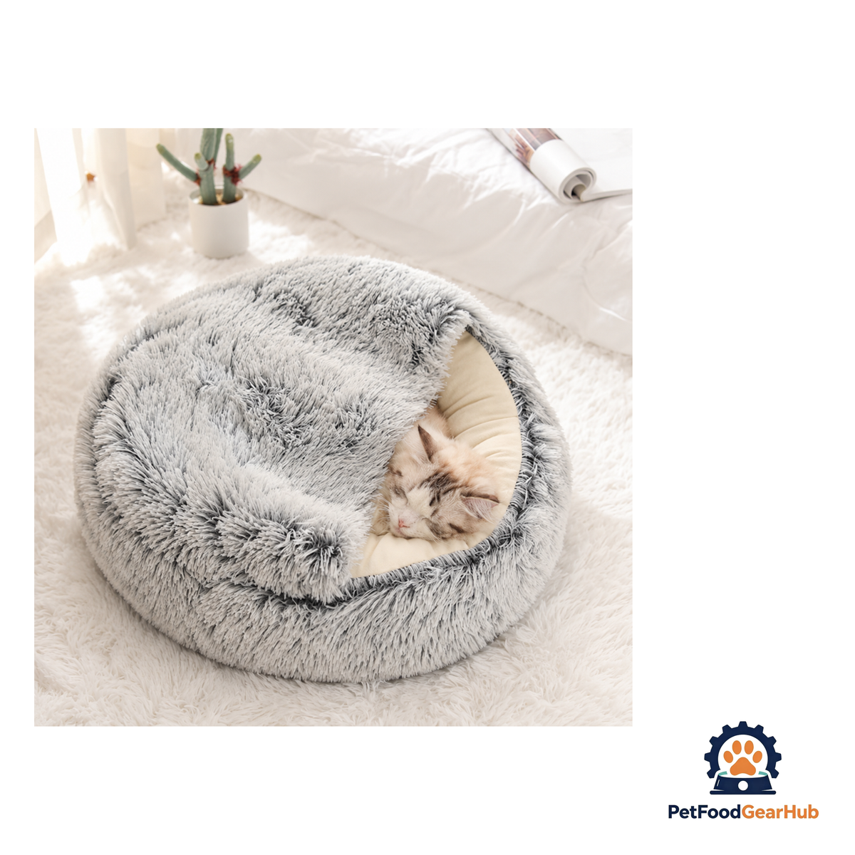 PetFoodGearHub Cozy Cove Cat Bed - product image 2