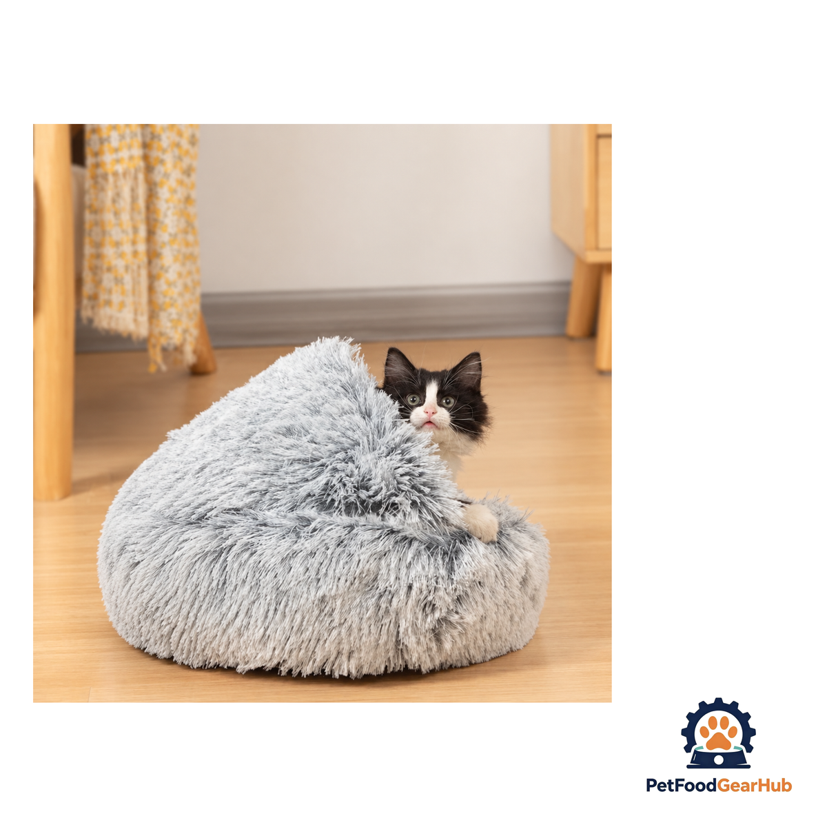 PetFoodGearHub Cozy Cove Cat Bed - product image 3
