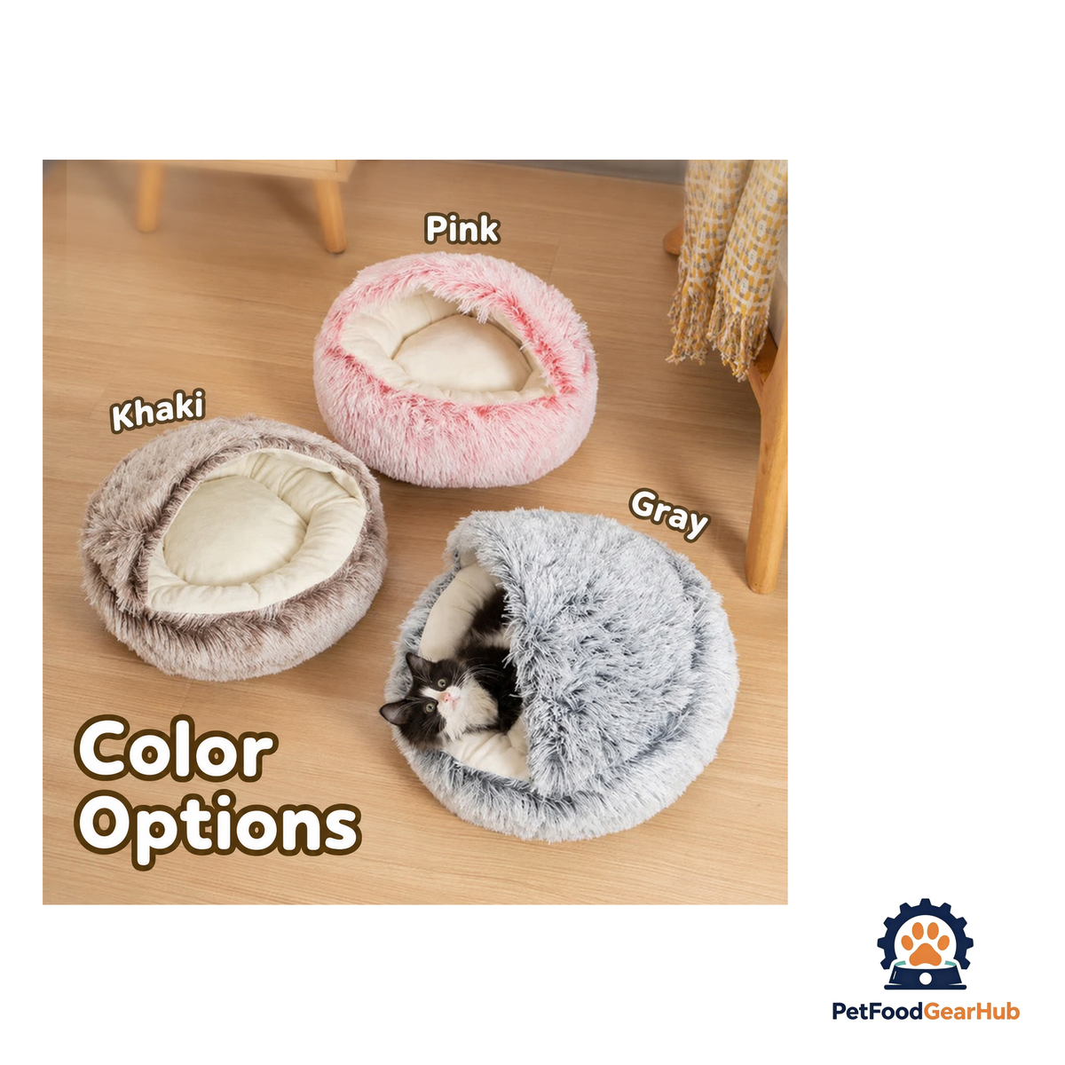 PetFoodGearHub Cozy Cove Cat Bed - product image 6