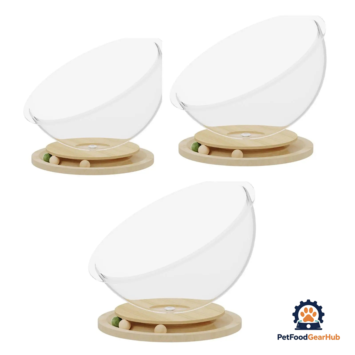 PetFoodGearHub Space Capsule Cat Bed with Toy Carousel - product image 6