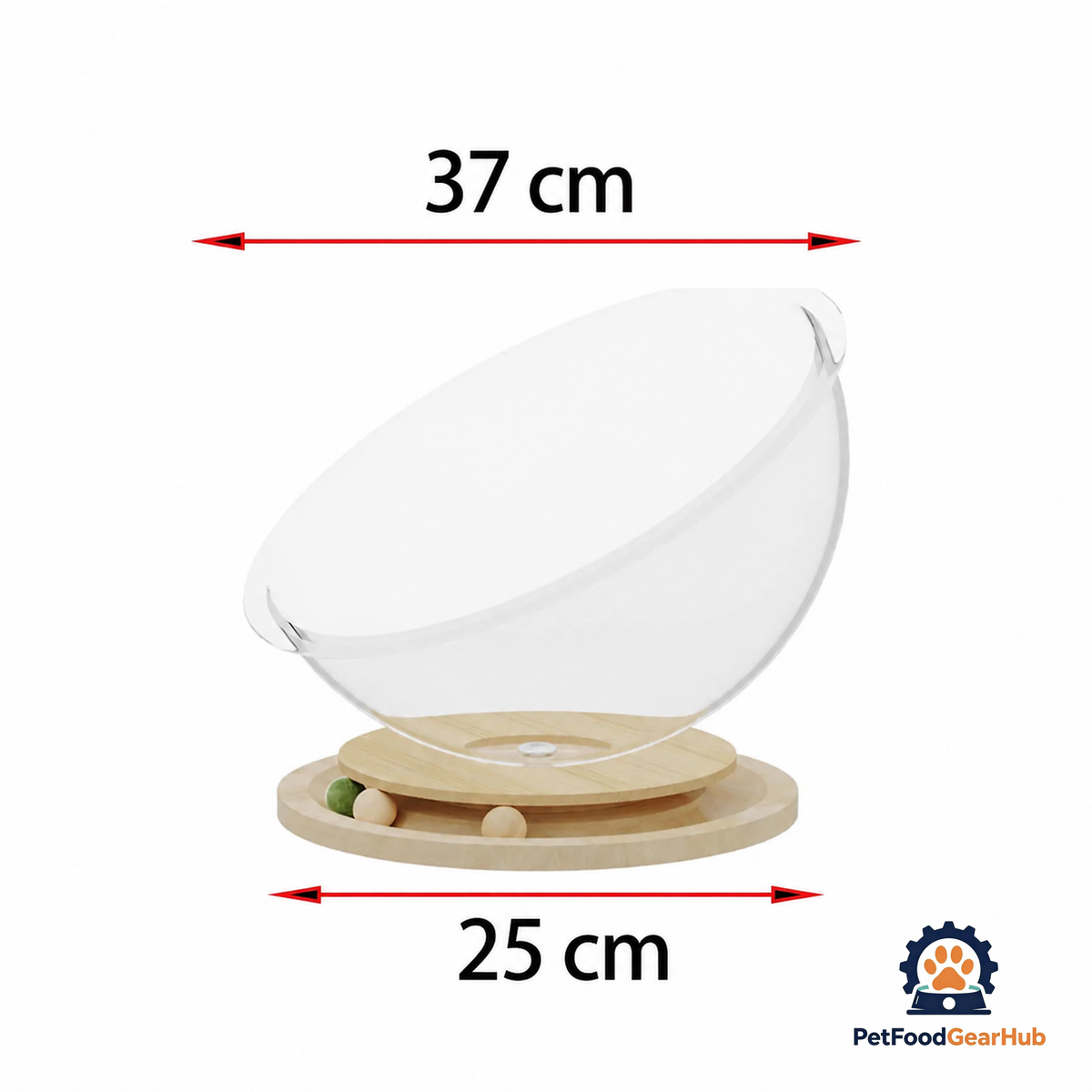 PetFoodGearHub Space Capsule Cat Bed with Toy Carousel - product image 8