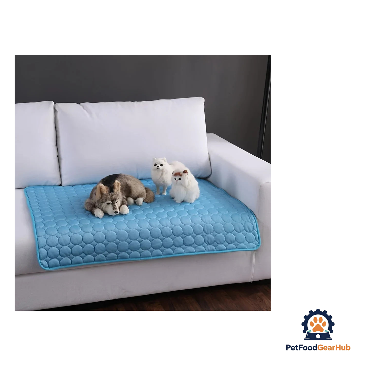 PetFoodGearHub Self-Cooling Pet Mat – Summer Bed for Dogs & Cats - product image 3