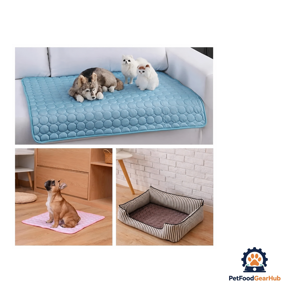 PetFoodGearHub Self-Cooling Pet Mat – Summer Bed for Dogs & Cats - product image 4