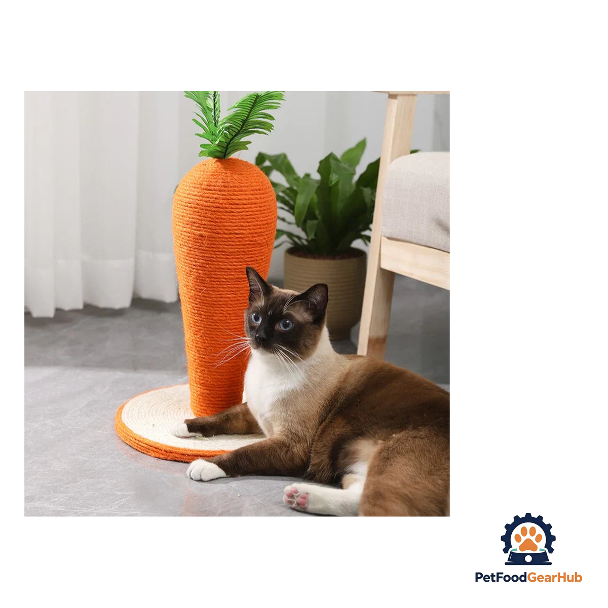 PetFoodGearHub Carrot Scratching Post - product image 3