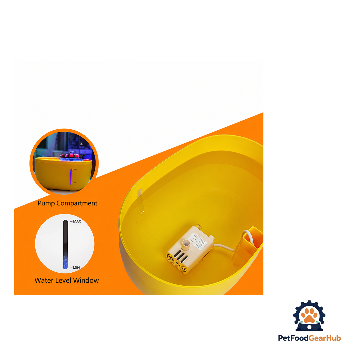 PetFoodGearHub Bee-Shaped Pet Water Fountain - product image 3