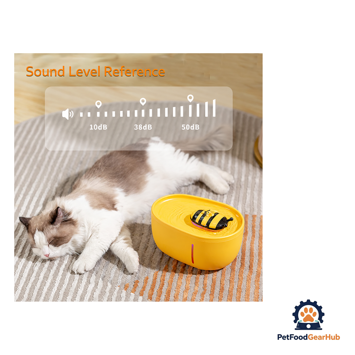 PetFoodGearHub Bee-Shaped Pet Water Fountain - product image 4