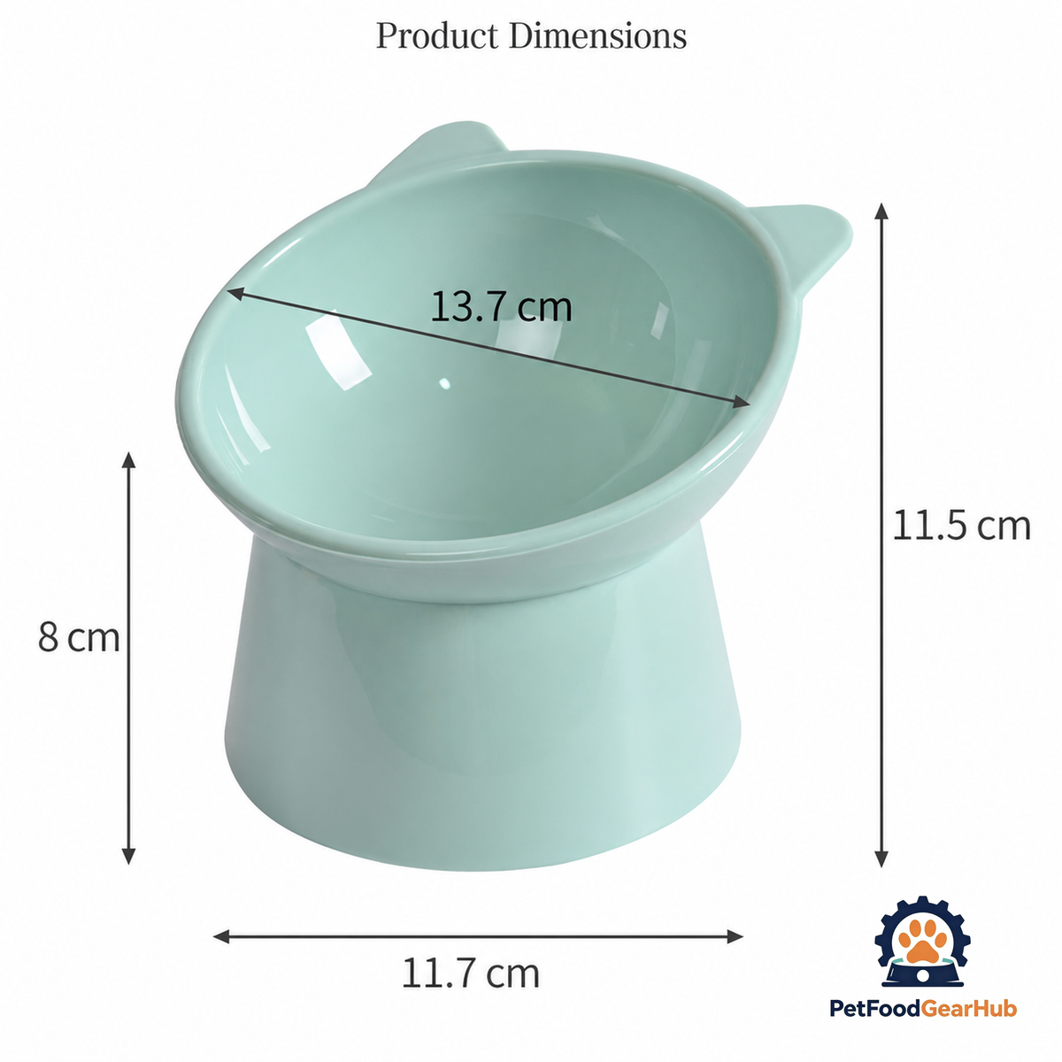 PetFoodGearHub Cat Eating Bowl with Anti-Slip Base - product image 16