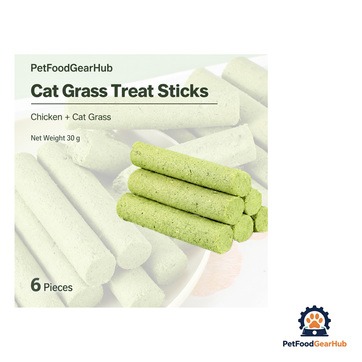 PetFoodGearHub Cat Grass Teething Stick - product image 3