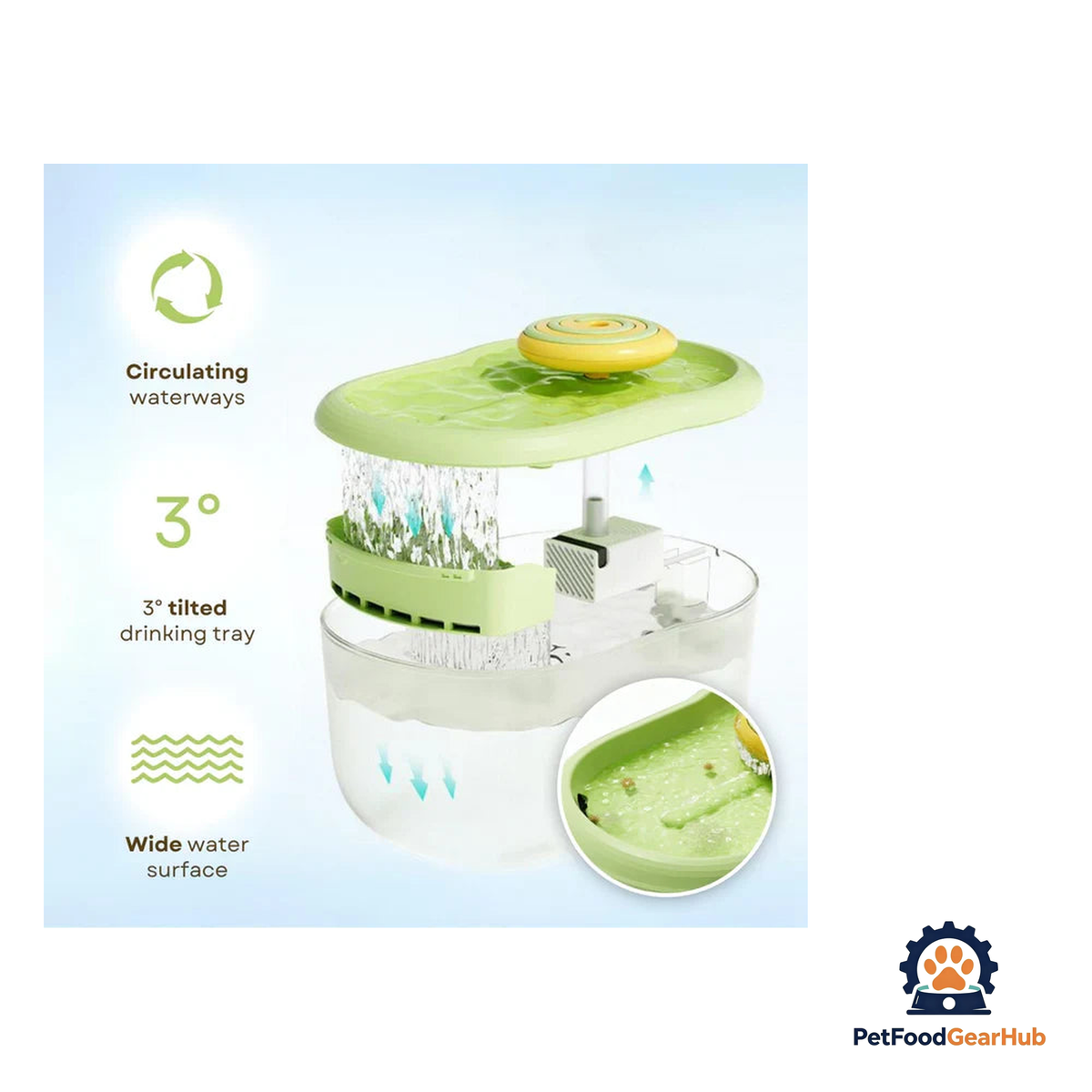 PetFoodGearHub Cat Water Fountain - product image 3