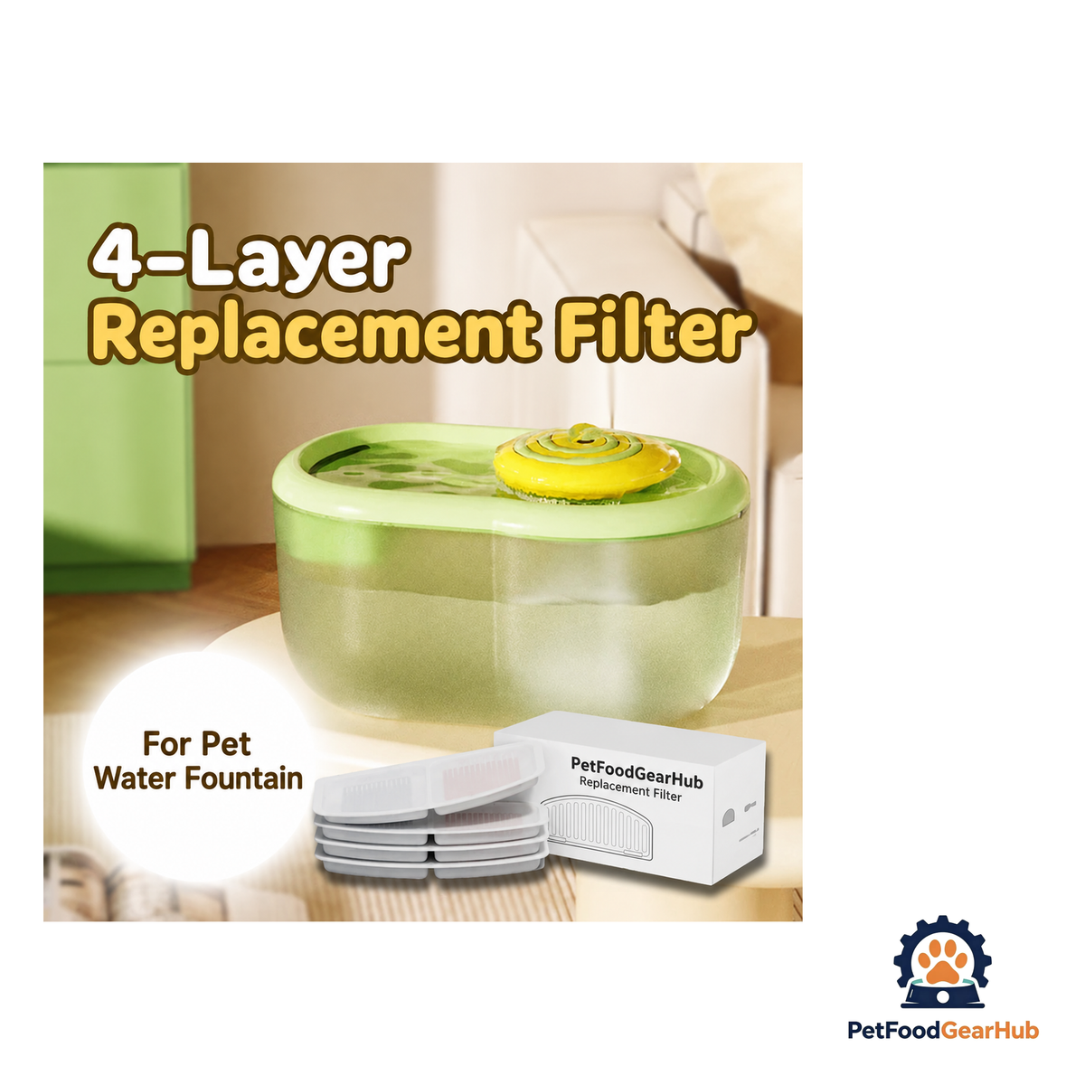 PetFoodGearHub Cat Water Fountain - product image 4
