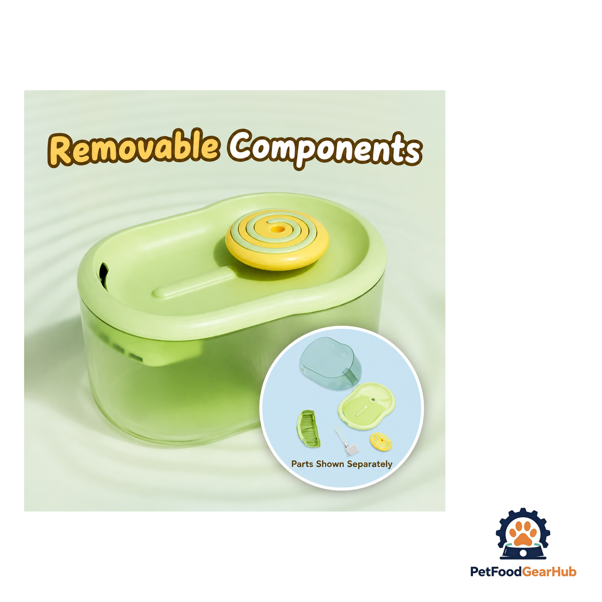 PetFoodGearHub Cat Water Fountain - product image 6