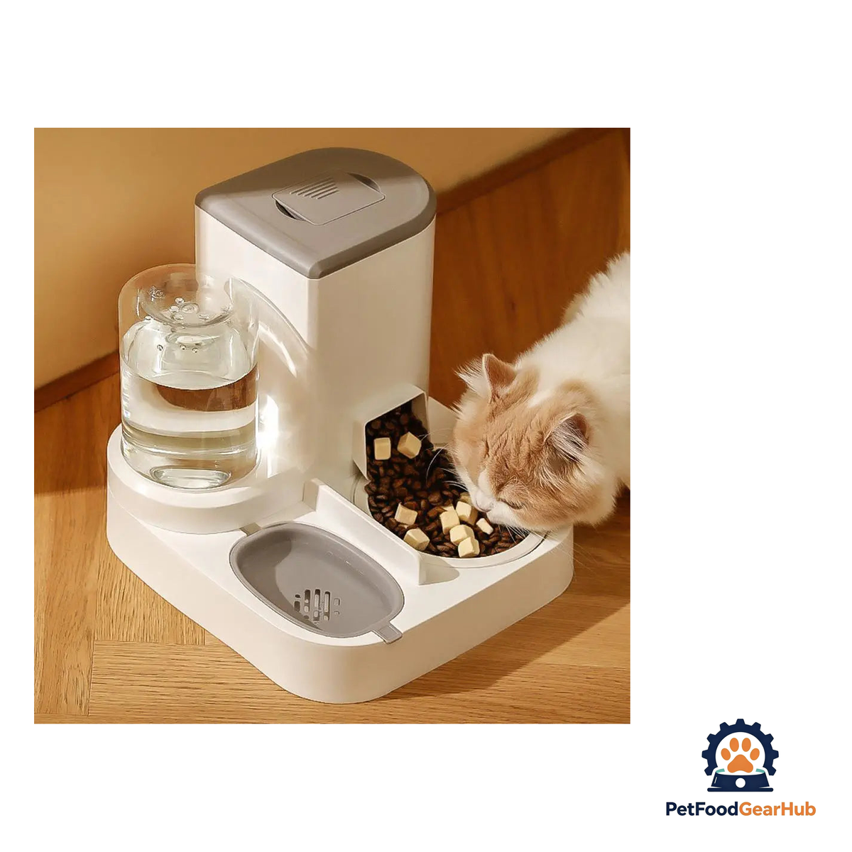 PetFoodGearHub 2-in-1 Automatic Pet Feeder & Water Dispenser - product image 2