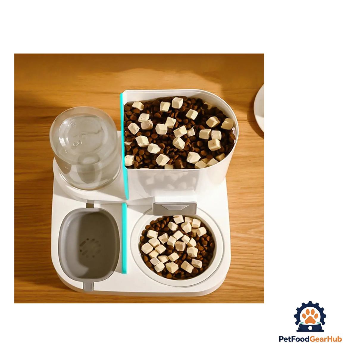 PetFoodGearHub 2-in-1 Automatic Pet Feeder & Water Dispenser - product image 3