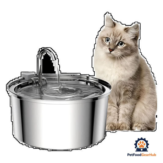 PetFoodGearHub Stainless Steel Automatic Pet Water Fountain - product image 1