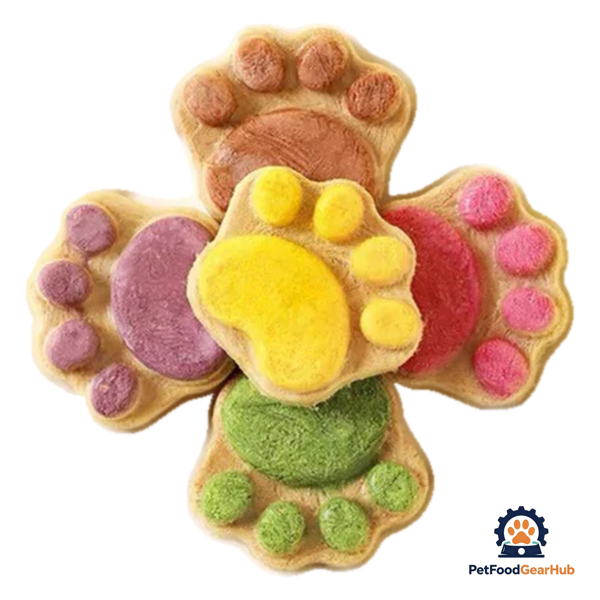PetFoodGearHub Paw-Shaped Cat Treats - product image 1