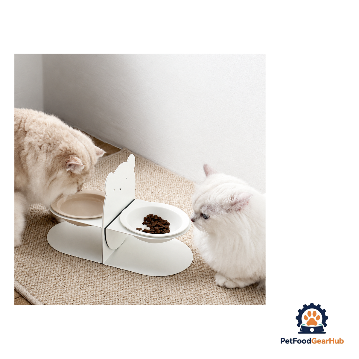PetFoodGearHub Adjustable Magnetic Ceramic Cat Bowl - product image 5