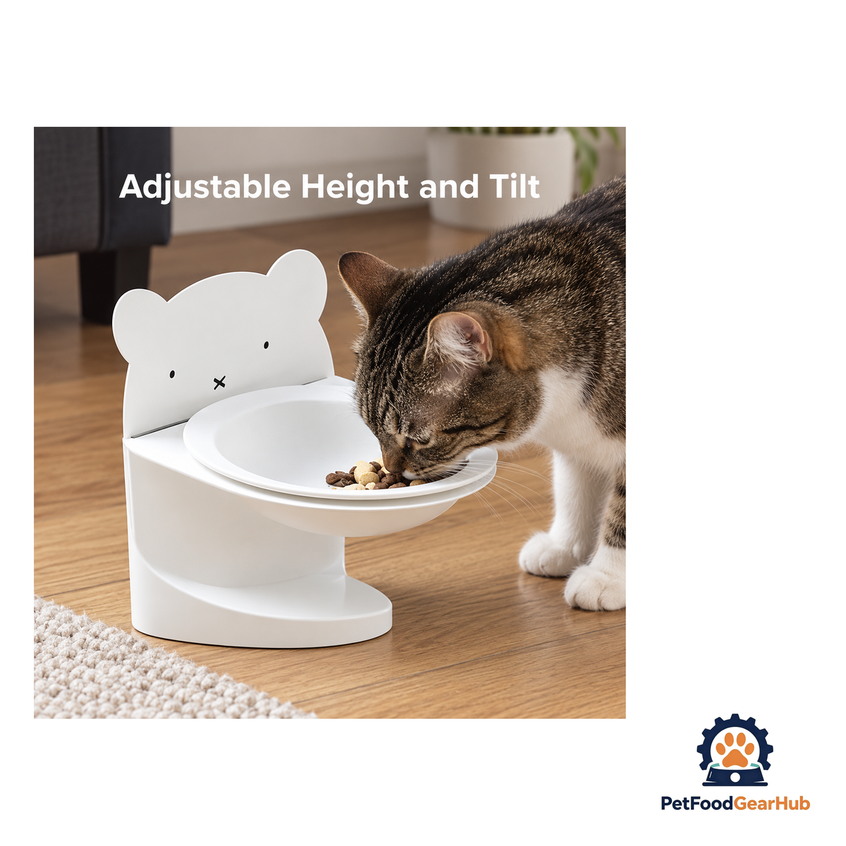 PetFoodGearHub Adjustable Magnetic Ceramic Cat Bowl - product image 10
