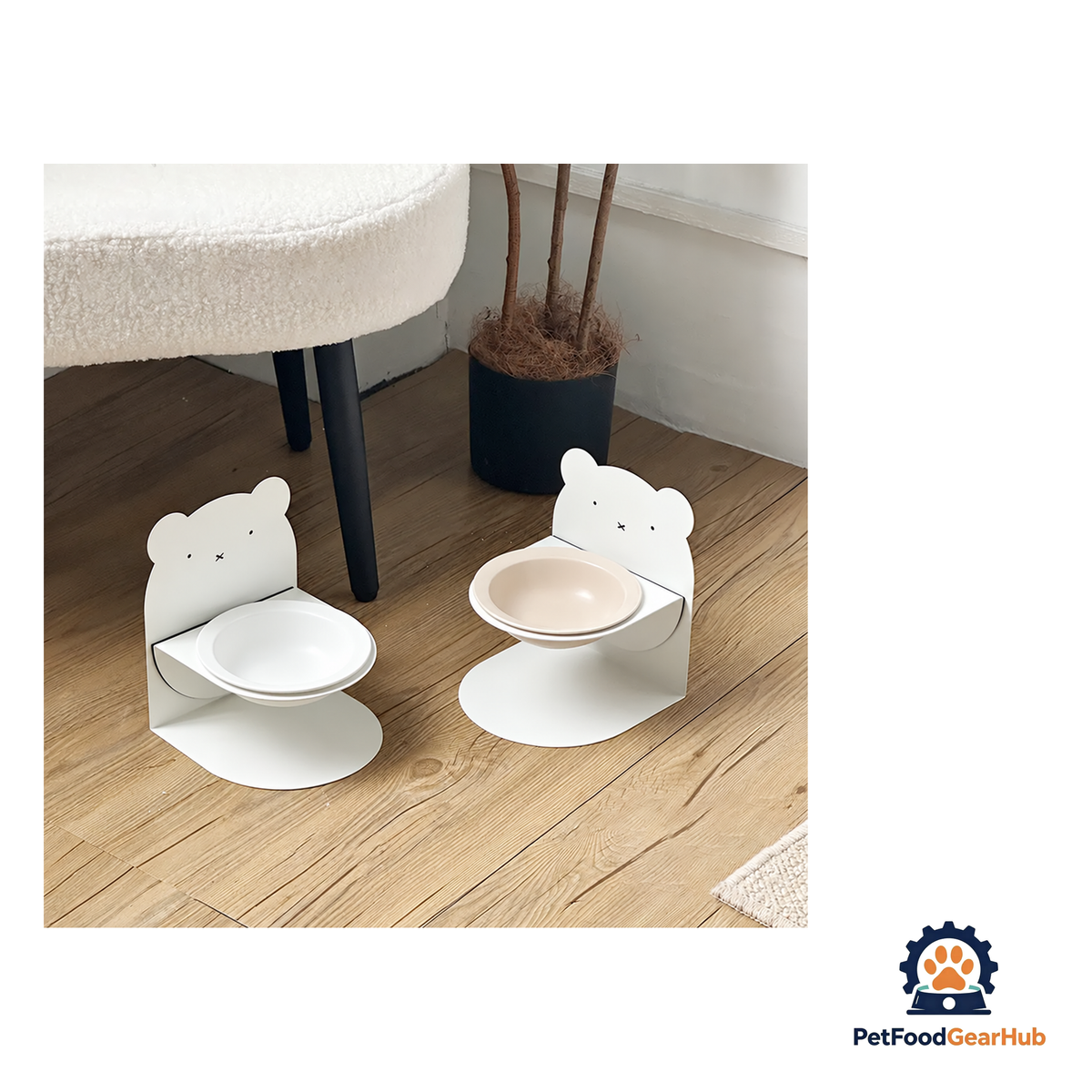PetFoodGearHub Adjustable Magnetic Ceramic Cat Bowl - product image 11
