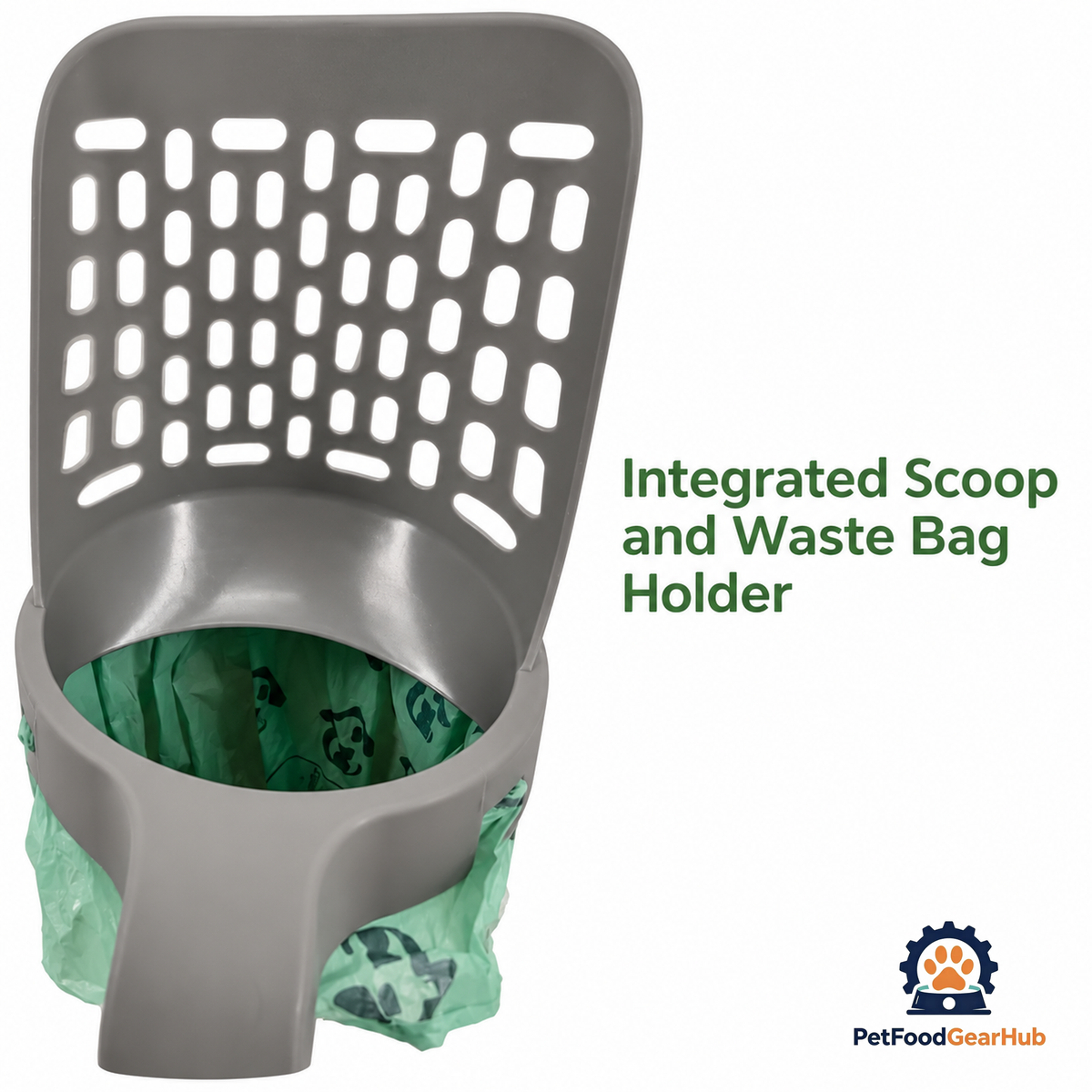 PetFoodGearHub Integrated Cat Litter Scoop - product image 4