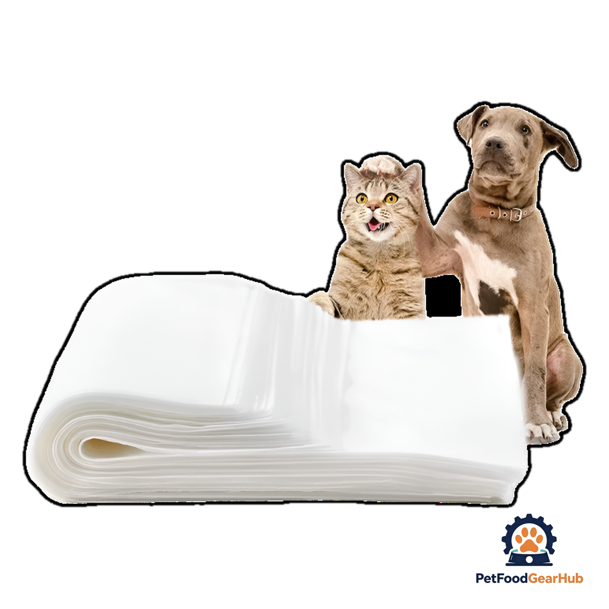 PetFoodGearHub Pet Pee Pads, Set of 50 - product image 1